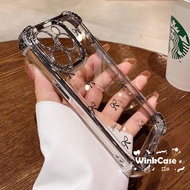 For Infinix Smart 9 8 7 Hot 40Pro 50i 40i 30iTecno Spark 20C Go 1 Black Life Plating Phone Case