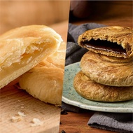 【如邑堂】暢銷經典雙口味太陽餅－原味3入&鐵觀音3入