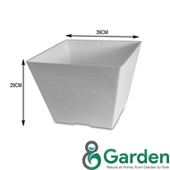 Felton Square Pot FBL2491 / FBL2492 / FBL2493 / FBL2494 / FBL2495 | Plastic Flower Pot | Pasu Bunga