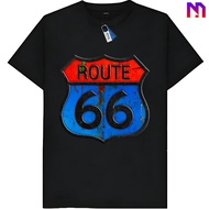 T-shirt Men's Women's Adult Rute Route 66 Sixty Six 66 R66 America USA