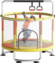 Trampoline for Kids, 60'' Mini Baby Toddler Trampoline, 5FT Small Recreational Trampoline, Indoor/Outdoor Kids &amp; Adults Trampoline with Enclosure Net for Boys Girls Christmas Birthday Gifts