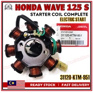 HONDA WAVE125 S / W125S (Electric Start) - 100% ORIGINAL Starter Coil Comp / Fuel Coil / Magnet Coil