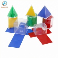 [Dovewill] Interactive Math Teaching Aid Geometry Solids for Children Polystyrene 3D Shapes with Fol
