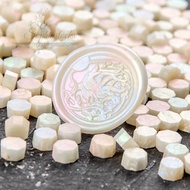 [SG] 150pcs Iridescent wax beads | Pearlescent wax beads | Octagon wax bead | Wax stamp | Wax seal