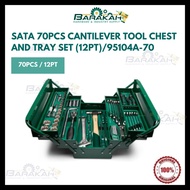 SATA 95104A-70 Cantilever Tool Chest and Tray Set 70pcs (12PT)