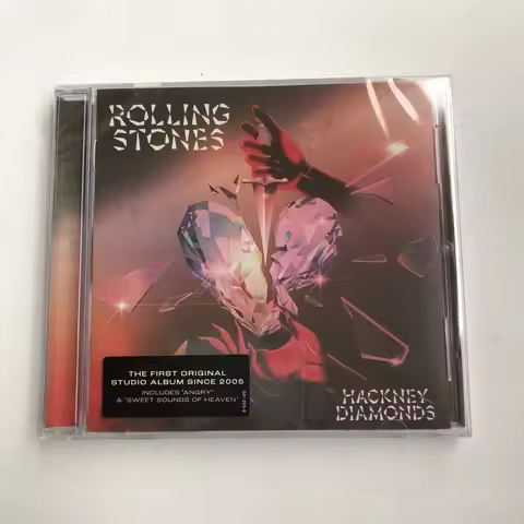 Classic The Rolling Stones Music CD Hackney Diamonds Album Cosplay Disc CD Car Walkman Play Song Sou
