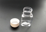 30ml / 50ml  Square Transparent Plastic Bottles