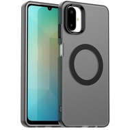 For Samsung Galaxy M06 Case Samsung M06 F06 5G Cover Magnetic Matte Bumper Shield Protective Phone C