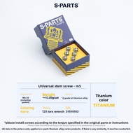 s-parts | Titanium Alloy 5-point Screw M5