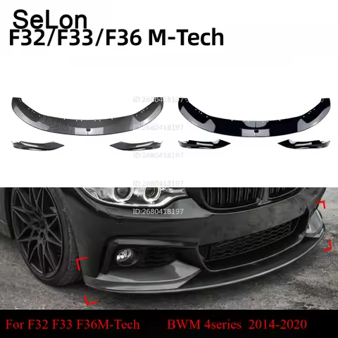 For BMW 4 Series Bmw F33 F32 14-20 Front Lip Front Shovel Front Wrap Corner Car Stickers Exterior Mo