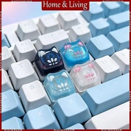 AOTO Cats Ear Keycap for Mechanical Keyboards Resin Accent Key with OEM R4S Profile for Customs Desk