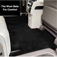 FHY/🌟WK Luxury Car Floor Mats For Honda Fit Jazz GE 6 7 8 9 2009~2013 Dirt-resistant Flannel Rugs Floor Carpets Tapetes