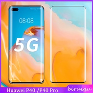 Huawei P40 / P40 Pro Tempered Glass Full Curved Screen Protector 9H 2.5D Black