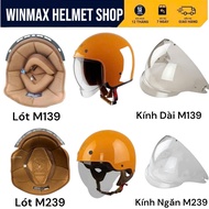 Accessories Goggles and Helmet Liners 3/4 M139 ,GXT & 1/ 2 M239 Royal Helmet Brand Acoustic Goggles