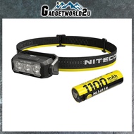 Nitecore HA15 UHE 400L Ultra Lightweight LED AA Headlamp + NL1411R Rechargeable Battery