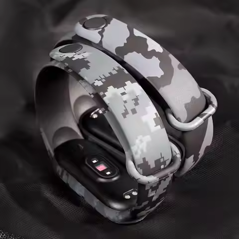 Camouflage Watch Band For Xiaomi Mi Band 6 5 Bracelet Replace Silicone Wrist Band for Mi band 4 3 Wr