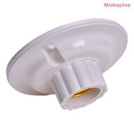 {Miobayline} E27 LED Light Bulb Holder Round Socket E27 Base Hanging Lamp Socket Screw Base new