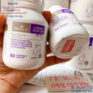 Viên bột hỗ trợ tăng chiều cao lysine bio island úc lysine starter for kids 150g bột lysine step up 