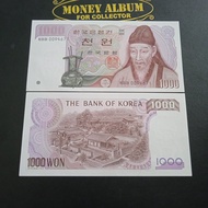 Uang kuni korea selatan 1000 Won 1983 AU/ baru