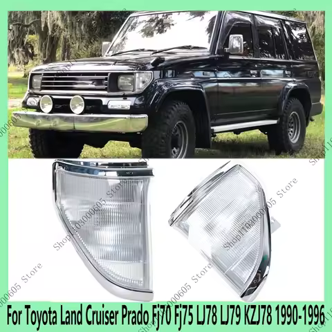 2 Pcs For Toyota Land Cruiser Prado Fj70 Fj75 LJ78 LJ79 KZJ78 1990-1996 Automobile Accessories Front