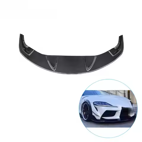 High Quality Auto Parts A Style Real Carbon Fiber Front Bumper Lip For GR Supra A90 A91 Mk5 DB