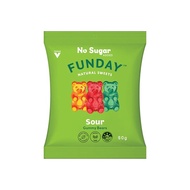 [FUNDAY] Natural Sweets - Sour Vegan Gummy Bears (50g)