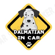 Car Stickers DGA86 Dalmatian dog Sticker