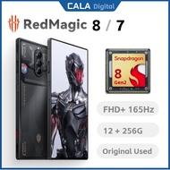 Good condition Used Red Magic 8 pro/7/7S Snapdragon8 Gen 1/2/865/888 Gaming Phone 6.65" FHD + 144Hz 