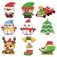 Christmas Tree Mini Mini Puzzle Game Building Block Blocks Toy for Kids Christmas Gift Ideas Decoration 2023