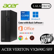 Acer Veriton VX2690G SFF Desktop PC Black I7-12700 Intel core W11Pro 16gb ram 1tb nvme