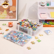 〔8C05〕 Useful Puzzle Storage Container PP Material Puzzle Organizer with Cover Waterproof Puzzle Sto