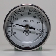 Bi-Metal Thermometer Dial 3" Range 0-80 C 1/4" NPT