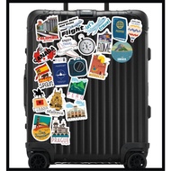 Travel suitcase sticker / traveling sticker / country suitcase sticker / country sticker / aeroplane