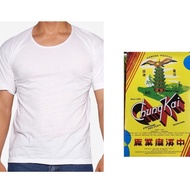 TSHIRT PAGODA ROUNDNECK TSHIRT PUTIH ROUNDNECK TSHIRT LEHER BULAT TSHIRT PAGODA PUTIH MURAH TSHIRT C