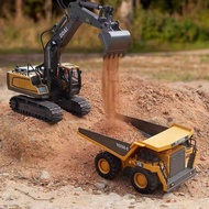 RC Multi Control Alloy Engineering Construction Truck RC Excavator Dump Truck Lori RC Lorry