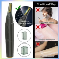 ส่งด่วน Ultra thin Precision Trimmer Electric Nose hair trimmer Mini Portable Ear Trimmer for Men No