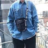 🔥清庫存｜超低價走貨 | Supreme Logo Webbing Crossbody Bag 潮人必備滿印織帶單肩斜挎小包|