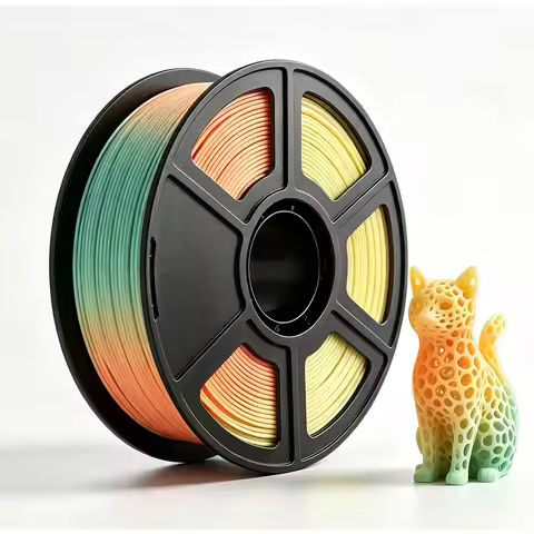 250g 500g 1Kg 3D Printer Filament Emperature Turns 1.75mm PLA Green to Orange to Yellow Temperature 