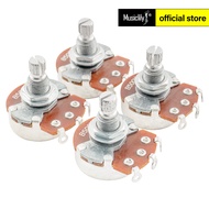 Alpha b500k Metric thô 18-spline tách trục chậu núm tuyến tính chiết áp cho đàn Ghi-ta Bass điện (Bộ