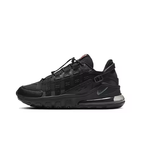 Nike Air Max 270 Running Shoes Men's Low Top Black Red CQ7740-001