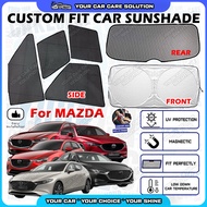 Custom Fit Front Side Rear Car Windscreen Sunshade For Mazda 2 3 Hatchback Sedan CX3 CX5 CX9 CX8 Pel