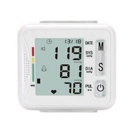 Wrist Blood Pressure Monitor, Digital BP Machine with LCD Display, Adjustable Cuff, Pulse Rate & Irr