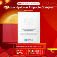 Mặt Nạ Giấy Cấp Ẩm HISTOLAB 62 Aqua Hyaluron Ampoule Complex Sheet Mask 30g