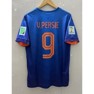 【New-Retro】2014 Netherlands ROBBEN V.PERSIE Top Quality Retro Football Jersey custom T-shirt SNEIJDE