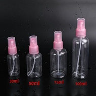 [READY STOCK] 50ml 75ml & 100ml Clear Sprayer Bottle Container Refillable Cosmetic Atomizer Bottle.