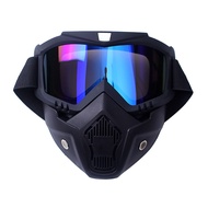 Vintage Motorcycle Cycling Mask Goggles Face Shield Windproof Dust-Proof Glasses Outdoor Sports Off-Road Motocross Ski Eyewear