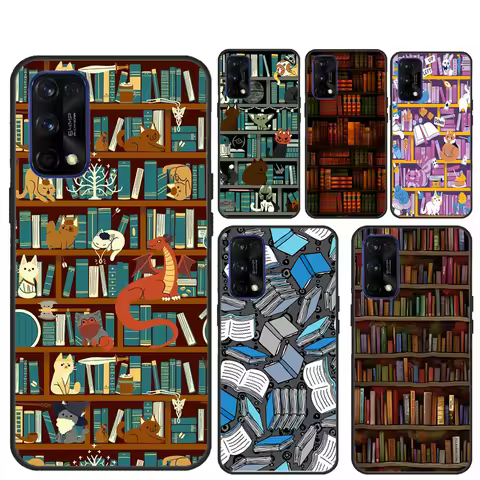 Library In Wonderland For Realme 13 12 10 11 14 Pro Plus GT 6T 6 5 GT7 Pro C61 C55 C53 C51 C21Y C25S