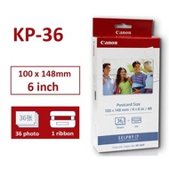 KP-36 KC-36 KL-36 KP-108IN RP-108 giấy ảnh & mực catidge cho Canon Selphy CP loạt máy in ảnh CP800 C