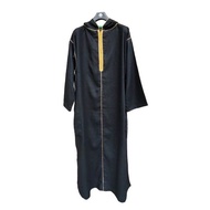 Gamis Hoodie Djellaba Maroko Jalabah Jubah Kapucong Maroko Pria Linen