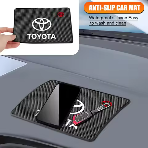 Car Dashboard Sticky Anti-Slip Mat Silicone Pad For TOYOTA TRD RAV4 Corolla Auris C-HR Camry Land Cr